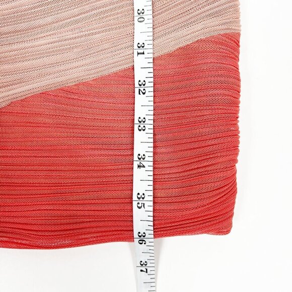 BCBGMaxAzria Kira Colorblock One Shoulder Ruched Bodycon Mini Dress. Size M - Picture 9 of 11